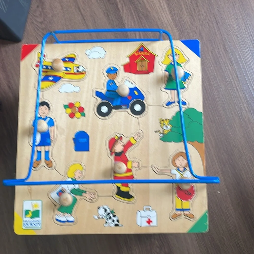 The Learning Journey International Big Knot Set First Puzzle Set of 6 puzzles